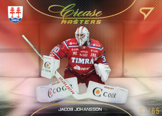 Jacob Johansson SportZoo SHL Švédsko 2025-26 I.série Crease Masters /65 č.CM-08