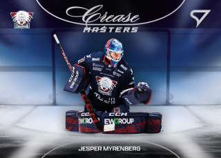 Jesper Myrenberg SportZoo SHL Švédsko 2025-26 I.série Crease Masters č.CM-15