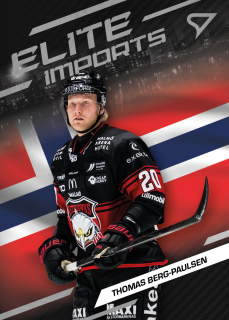 Thomas Berg-Paulsen SportZoo SHL Švédsko 2025-26 I.série Elite Imports č.EI-17
