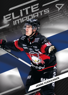 Janne Kuokkanen  SportZoo SHL Švédsko 2025-26 I.série Elite Imports č.EI-19