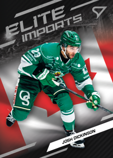 Josh Dickinson  SportZoo SHL Švédsko 2025-26 I.série Elite Imports č.EI-21