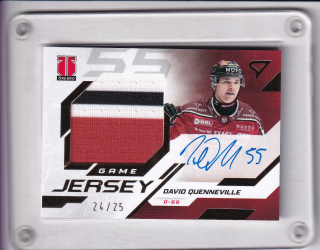 David Quenneville  SportZoo SHL Švédsko 2025-26 I.série Game Jersey AUTO /25 č.GJS-DQ