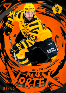 Arvid Lundberg  SportZoo SHL Švédsko 2025-26 I.série Polar Vortex /65 č.PV-13
