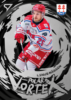 Linus Nässén  SportZoo SHL Švédsko 2025-26 I.série Polar Vortex č.PV-19