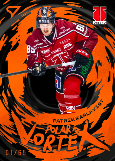 Patrik Karlkvist  SportZoo SHL Švédsko 2025-26 I.série Polar Vortex /65 č.PV-32