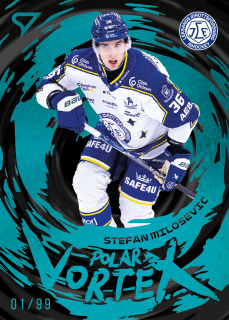 Stefan Milosevic  SportZoo SHL Švédsko 2025-26 I.série Polar Vortex /99 č.PV-34