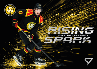 Lucas Pettersson  SportZoo SHL Švédsko 2025-26 I.série Rising Spark č.RS-03