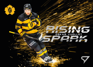 Oskar Vuollet  SportZoo SHL Švédsko 2025-26 I.série Rising Spark č.RS-06