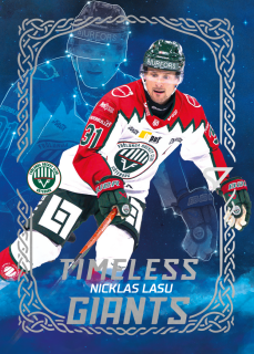Nicklas Lasu  SportZoo SHL Švédsko 2025-26 I.série Timeless Giants č.TG-05