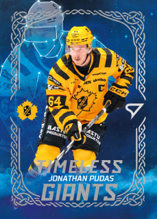 Jonathan Pudas  SportZoo SHL Švédsko 2025-26 I.série Timeless Giants č.TG-06