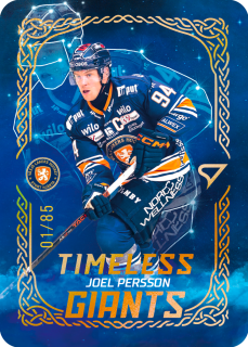 Joel Persson  SportZoo SHL Švédsko 2025-26 I.série Timeless Giants /85 č.TG-10