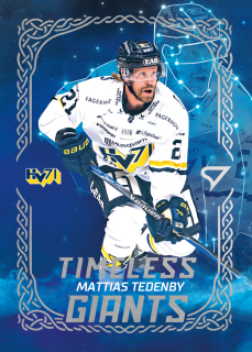 Mattias Tedenby  SportZoo SHL Švédsko 2025-26 I.série Timeless Giants č.TG-17