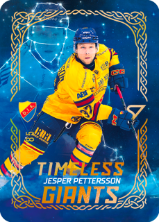 Jesper Pettersson  SportZoo SHL Švédsko 2025-26 I.série Timeless Giants /85 č.TG-18