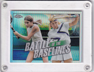 Navrátilová Martina Topps Chrome 2021 Battle of hte Baselines č.BB-10