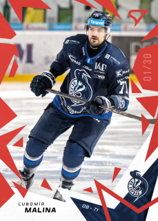 ĽUBOMÍR MALINA  SportZoo Tipos 2025-26 I.série Red Light /30 č.114
