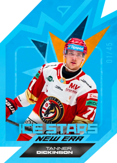 TANNER DICKINSON SportZoo Tipos 2025-26 I.série Ice stars: New Era /45 č.IS-34