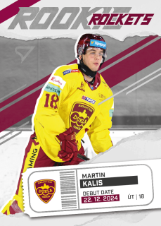 MARTIN KALIS SportZoo Tipos 2025-26 I.série Rookie Rockets č.RR-06