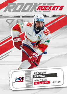 KRISTIÁN KRIŠKA SportZoo Tipos 2025-26 I.série Rookie Rockets č.RR-09