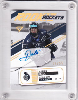 ADRIÁN DUĽA SportZoo Tipos 2025-26 I.série Rookie Rockets AUTO /55 č.RRS-AD