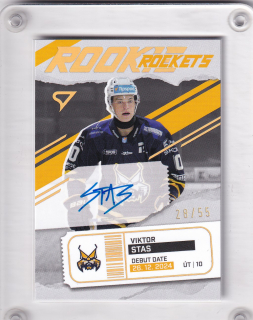 VIKTOR STAS SportZoo Tipos 2025-26 I.série Rookie Rockets AUTO /55 č.RRS-VS