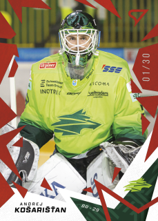 ANDREJ KOŠARIŠŤAN  SportZoo Tipos 2025-26 II.série Base Red Light /30 č.233