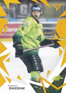 GABRIEL CHICOINE  SportZoo Tipos 2025-26 II.série Base Golden Glow /15 č.234