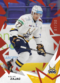 NOLAN ZAJAC  SportZoo Tipos 2025-26 II.série Base Red Light /30 č.253