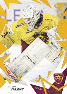 MICHAL VALENT  SportZoo Tipos 2025-26 II.série Base Golden Glow /15 č.278