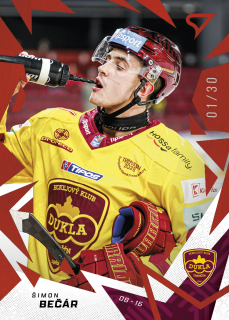 ŠIMON BEČÁR  SportZoo Tipos 2025-26 II.série Base Red Light /30 č.279