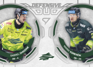 GABRIEL CHICOINE-MAREK KORENČIK  SportZoo Tipos 2025-26 II.série Defensive Duo č.DD-05