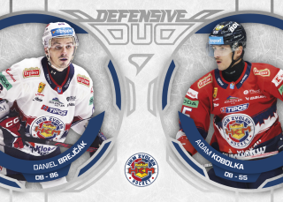 DANIEL BREJČÁK-ADAM KOBOLKA  SportZoo Tipos 2025-26 II.série Defensive Duo č.DD-08
