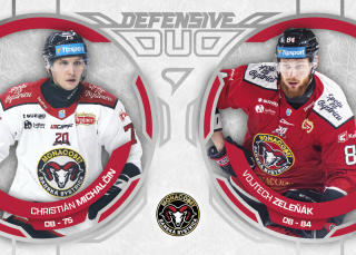 CHRISTIÁN MICHALČIN-VOJTECH ZELEŇÁK  SportZoo Tipos 2025-26 II.série Defensive Duo č.DD-11