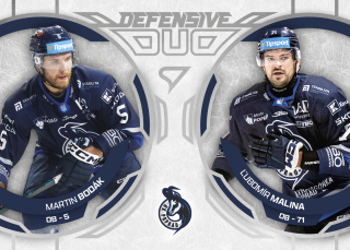 MARTIN BODÁK-ĽUBOMÍR MALINA  SportZoo Tipos 2025-26 II.série Defensive Duo č.DD-12