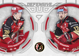 ROSS MACDOUGALL-MARTIN SEMAŇÁK  SportZoo Tipos 2025-26 II.série Defensive Duo č.DD-18