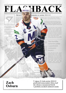 ZACH OSBURN  SportZoo Tipos 2025-26 II.série Flashback č.FB-08