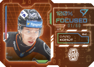DÁVID KOHÚT  SportZoo Tipos 2025-26 II.série 100% Focused /60 č.FS-02