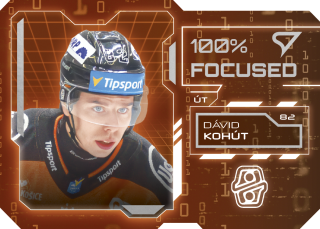 DÁVID KOHÚT  SportZoo Tipos 2025-26 II.série 100% Focused č.FS-02