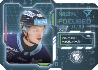 ONDREJ MOLNÁR  SportZoo Tipos 2025-26 II.série 100% Focused /60 č.FS-04