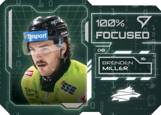 BRENDEN MILLER  SportZoo Tipos 2025-26 II.série 100% Focused č.FS-05