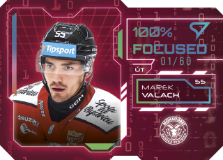 MAREK VALACH  SportZoo Tipos 2025-26 II.série 100% Focused /60 č.FS-11