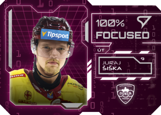JURAJ ŠIŠKA  SportZoo Tipos 2025-26 II.série 100% Focused č.FS-13
