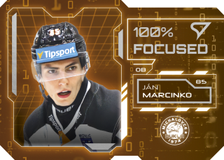 JÁN MARCINKO  SportZoo Tipos 2025-26 II.série 100% Focused č.FS-16