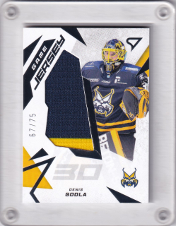 DENIS GODLA  SportZoo Tipos 2025-26 II.série Game Jersey /75 č.GJ-DG