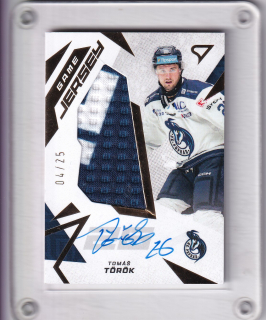 TOMÁŠ TÖRÖK  SportZoo Tipos 2025-26 II.série Game jersey Signature /25 č.GJS-TT