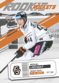 MICHAL LIŠČINSKÝ  SportZoo Tipos 2025-26 II.série Rookie Rockets č.RR-11