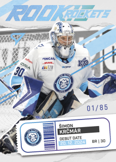 ŠIMON KRČMÁR  SportZoo Tipos 2025-26 II.série Rookie Rockets /85 č.RR-12