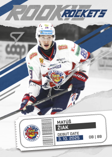 MATÚŠ ŽIAK  SportZoo Tipos 2025-26 II.série Rookie Rockets č.RR-16