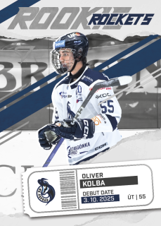 OLIVER KOLBA  SportZoo Tipos 2025-26 II.série Rookie Rockets č.RR-19