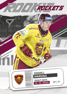 ONDREJ MARUNA  SportZoo Tipos 2025-26 II.série Rookie Rockets č.RR-23