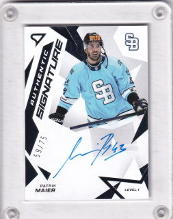 PATRIK MAIER  SportZoo Tipos 2025-26 II.série Authentic signature - Level 1 xx/75 č.SL1-MA